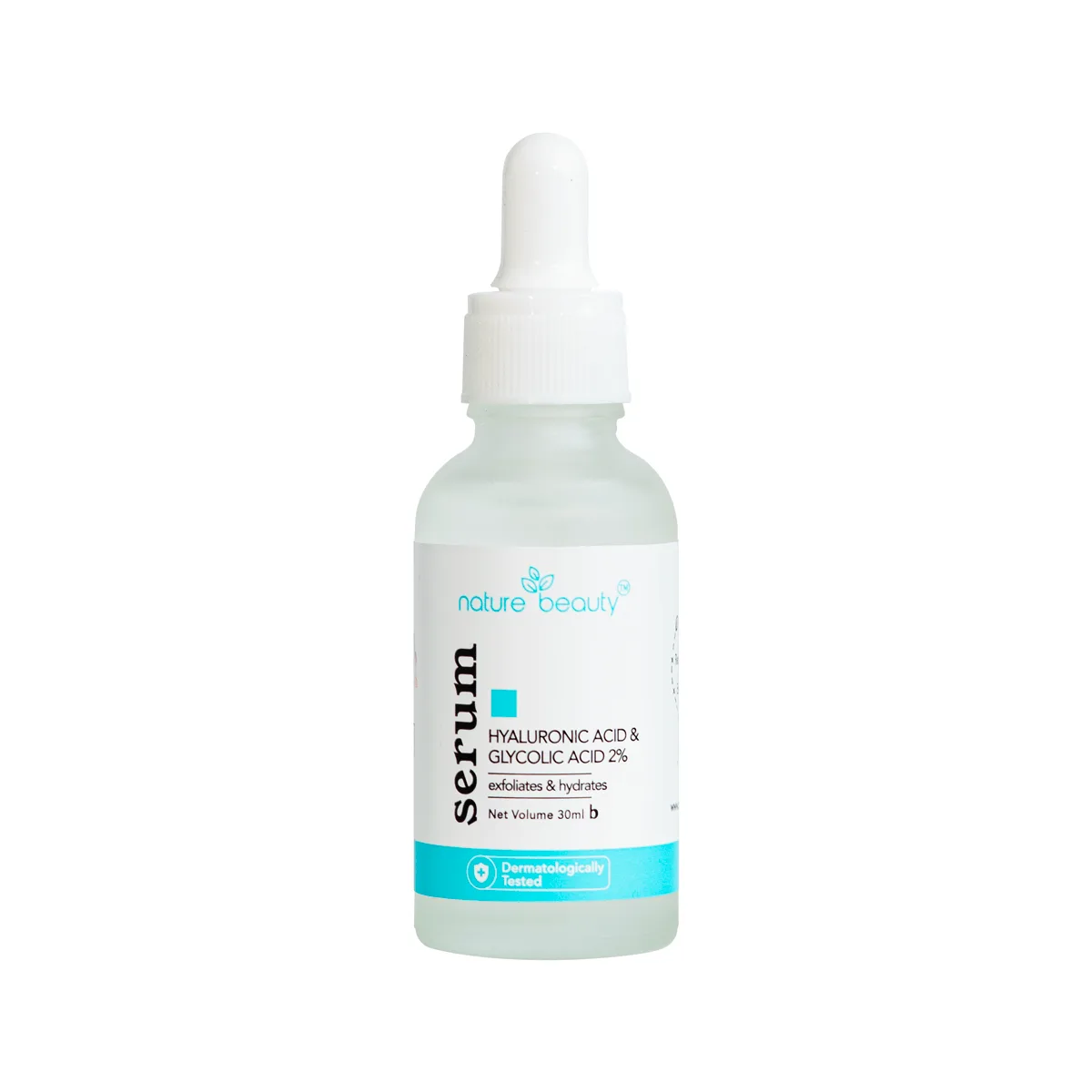 DSC09551 Nature Beauty Hyaluronic 1% & Glycolic Acid 2% Serum 30 ml - Image 1