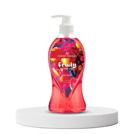 Nature Beauty Fruity Shower Gel 500ml - Refreshing and moisturizing fruity scented body wash for smooth skin