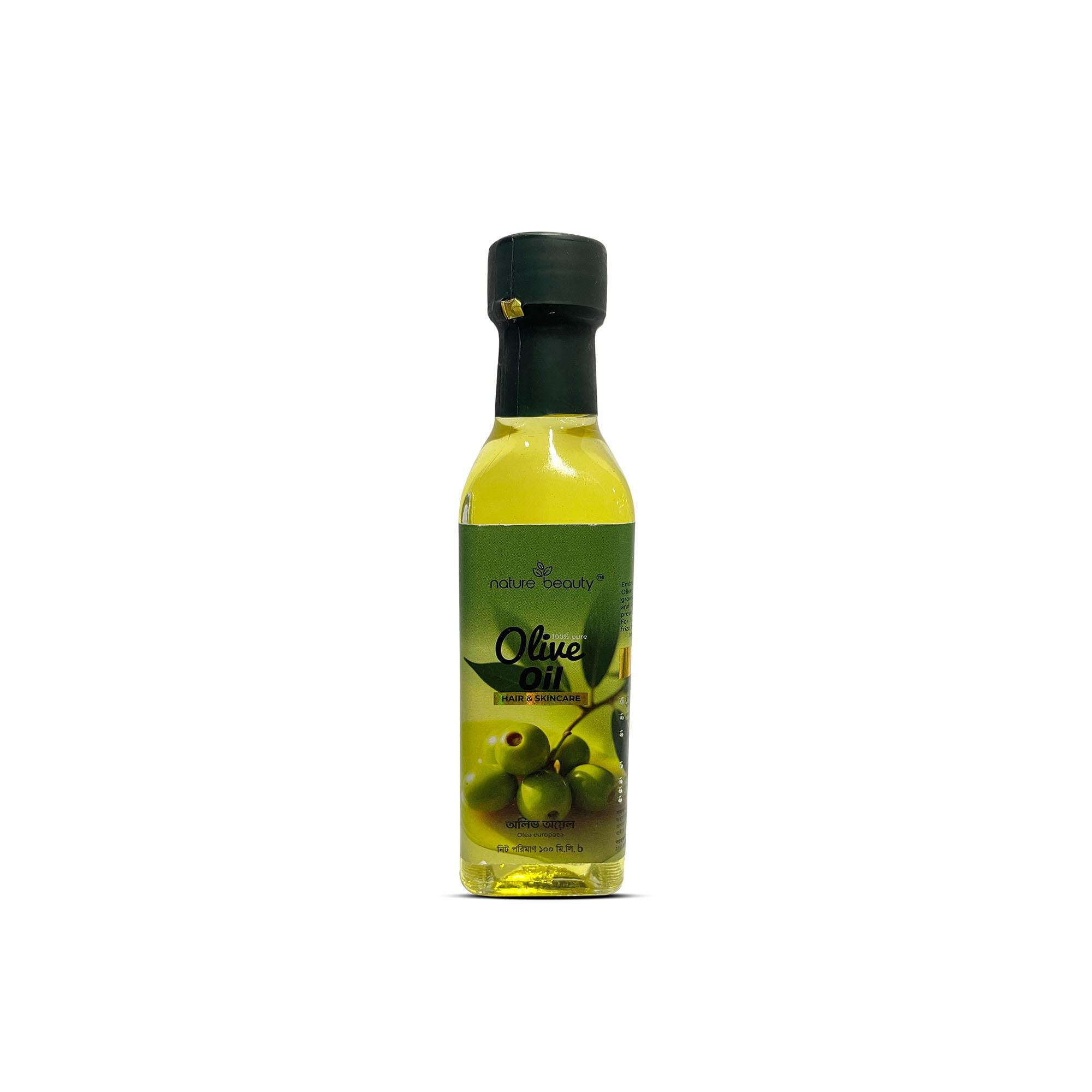 Nature Beauty Website Olive oil 100ml Nature Beauty Olive Oil - Glass 100ml - Image 1