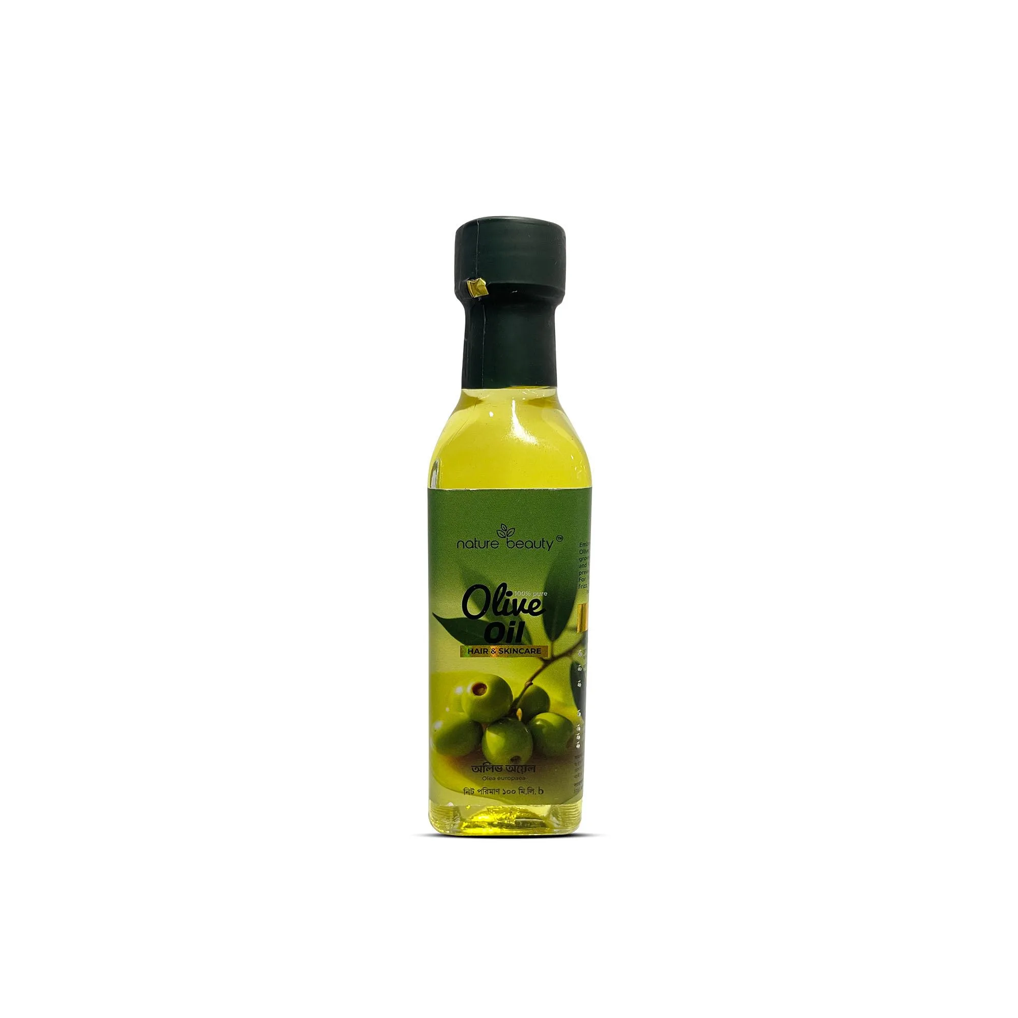 Nature Beauty Website Olive oil 100ml Nature Beauty Olive Oil - Glass 100ml - Image 1