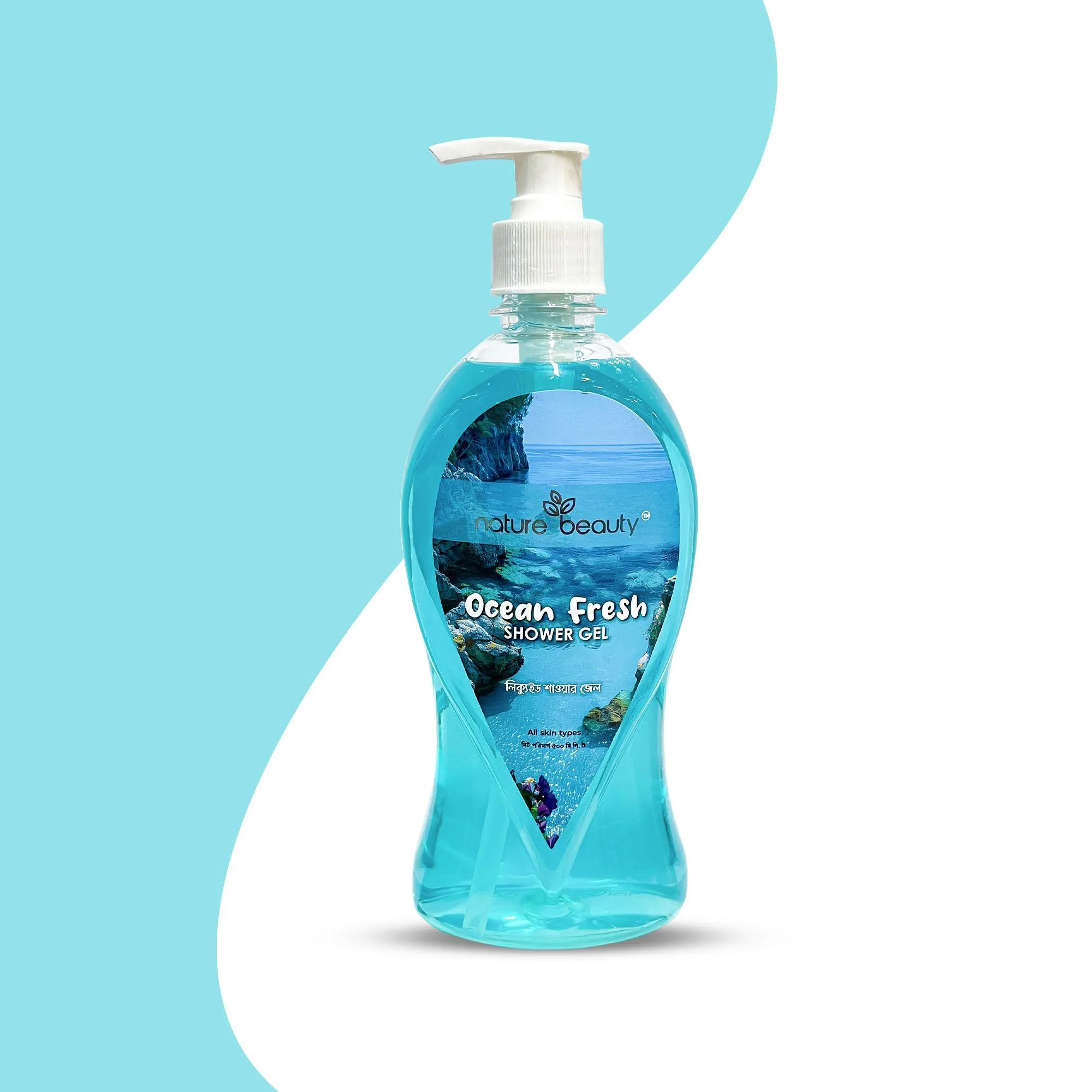 Nature Beauty Ocean Fresh Shower Gel 500ml - Image 1