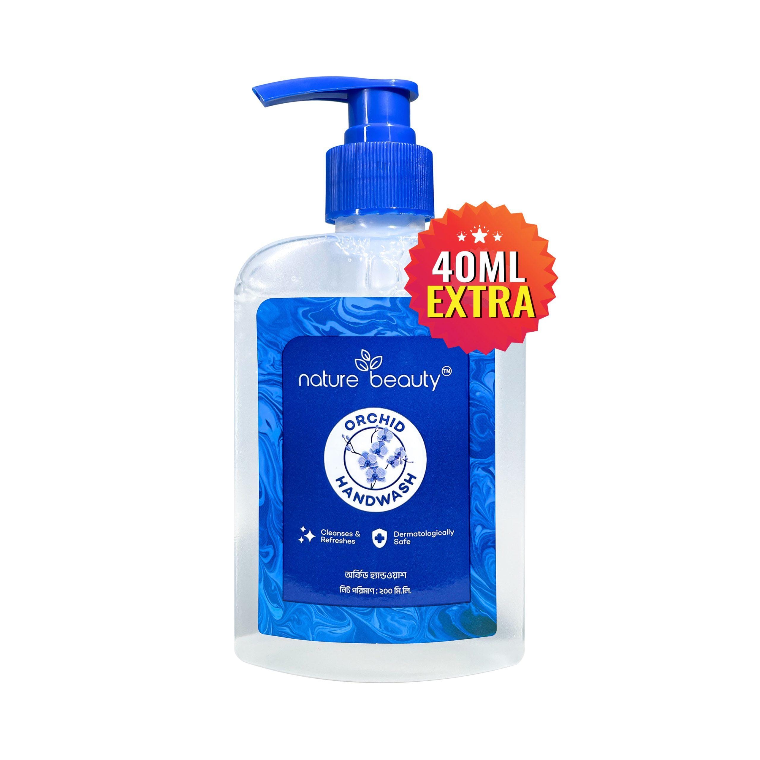 Orchid Nature Beauty Orchid Handwash 200ml - Gentle and anti-bacterial orchid scented hand wash for clean and soft hands