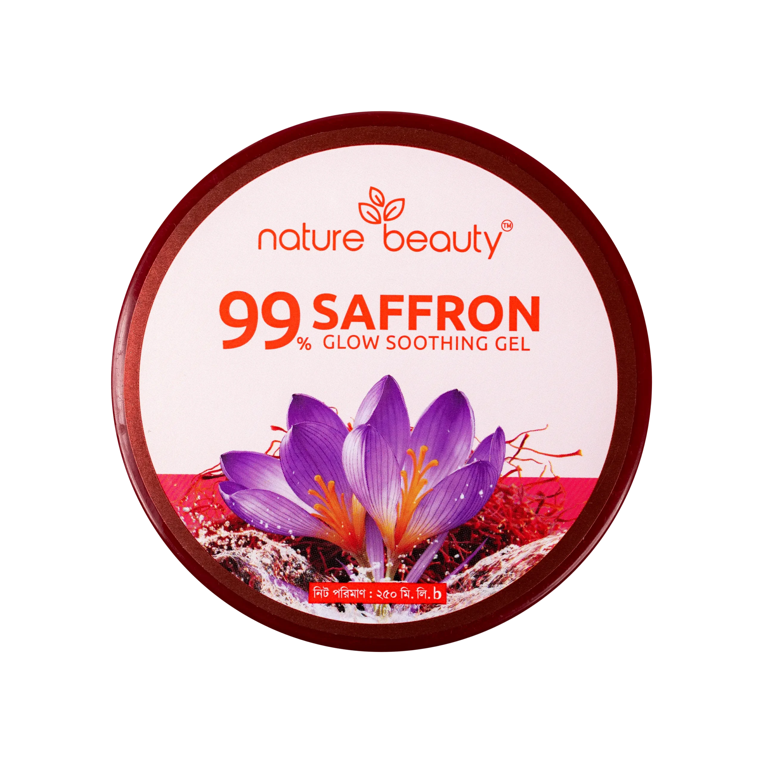 DSC00648 Nature Beauty 99% Pure Saffron Glow Soothing Gel- 250ml - Image 1