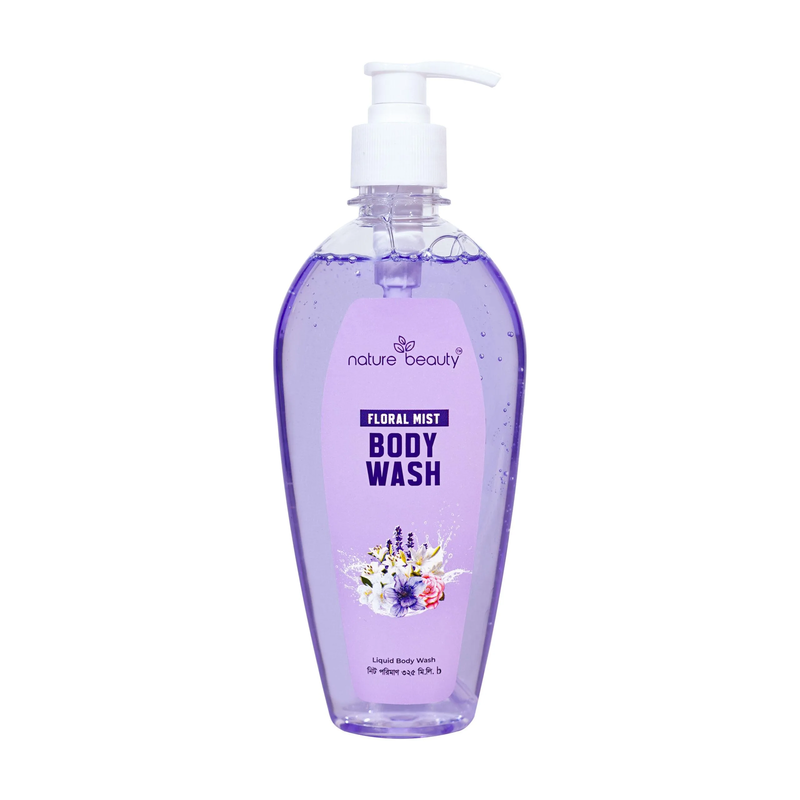 Floral-Mist-Body-Wash-Front Nature Beauty Floral Mist Body Wash- 325ml - Image 1