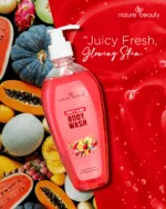 Nature Beauty Fruity Glow Body Wash - 325ml - Image 3